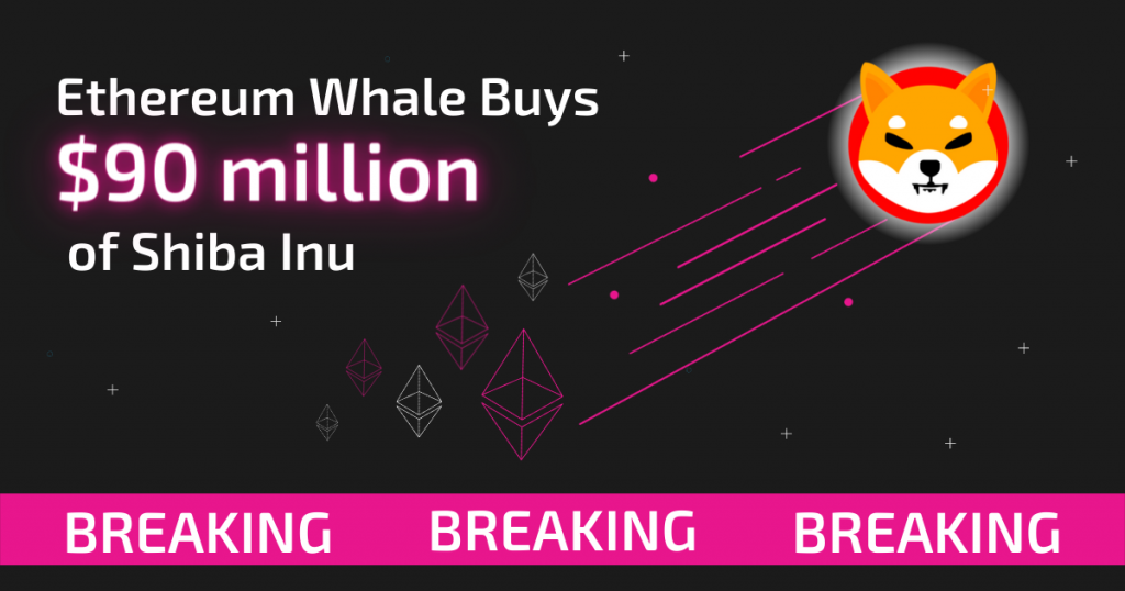 Ethereum Whale Buys $90 million of Shiba Inu, Pushing Meme Coin Sharply Higher