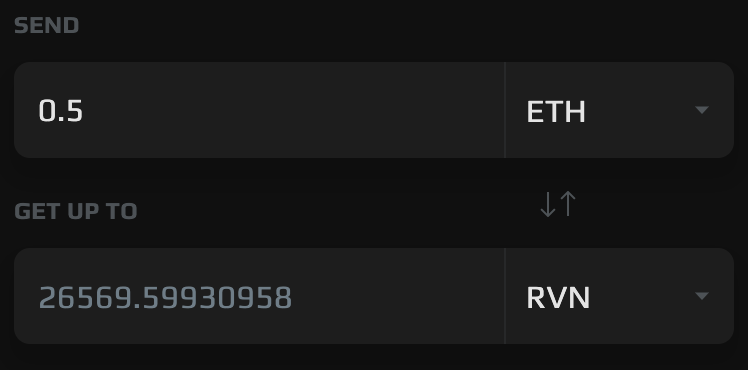 Enter The Amount Of RVN You Want To Buy