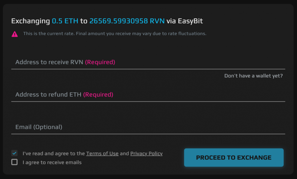 Complete Wallet Details