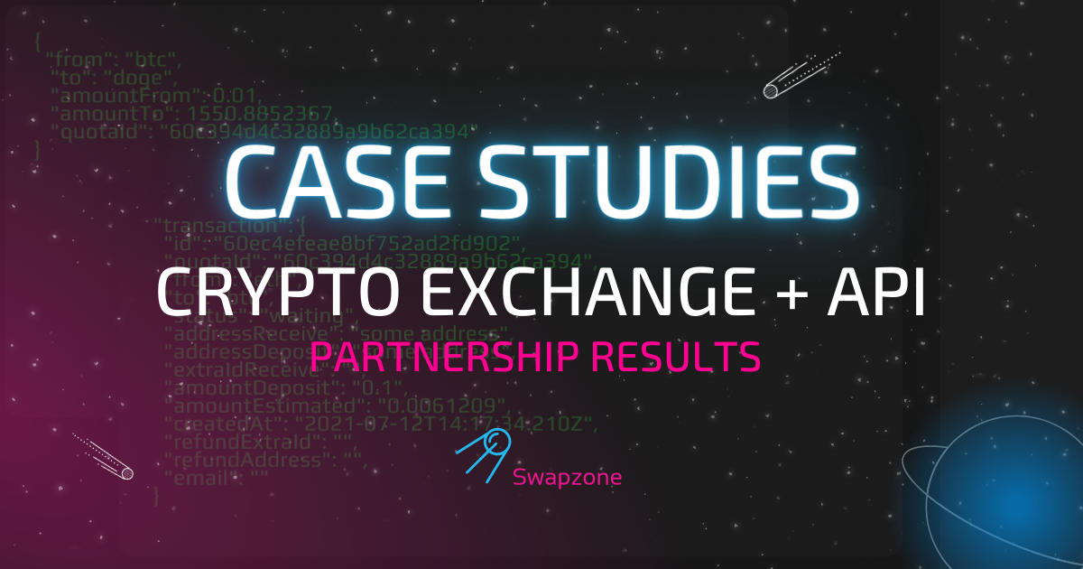 Case Studies: Swapzone REST API integrated into a crypto exchange